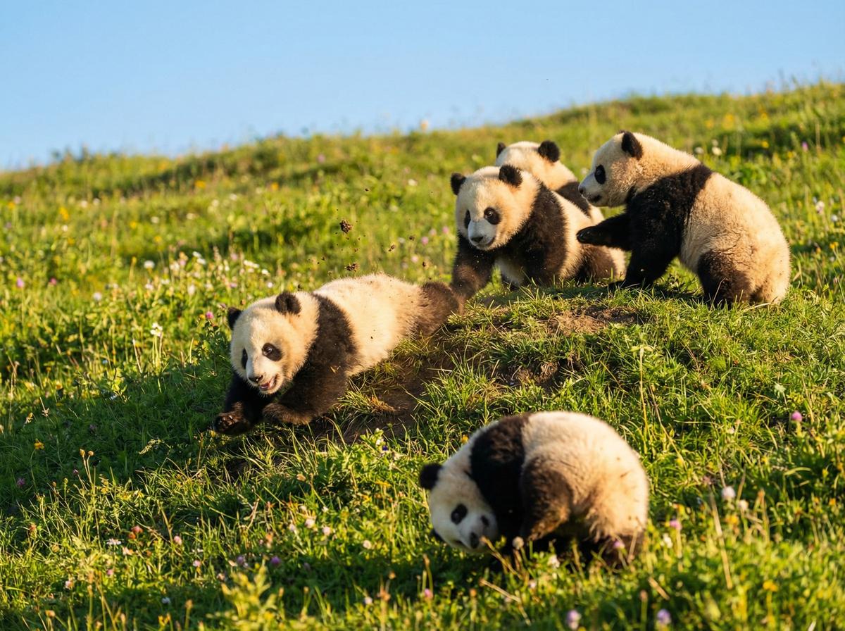 91熊猫宝宝嬉戏视频
